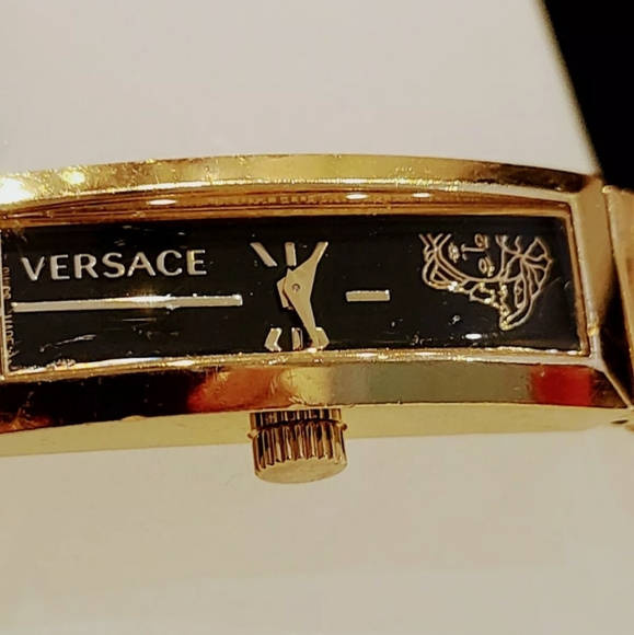 Auth Versace Watch Ref.RSQ Gold Plated main image 10